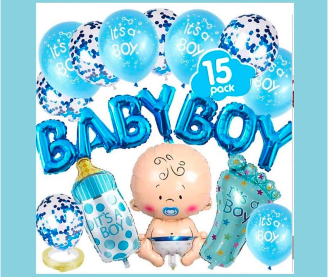 Baby boy gender reveal