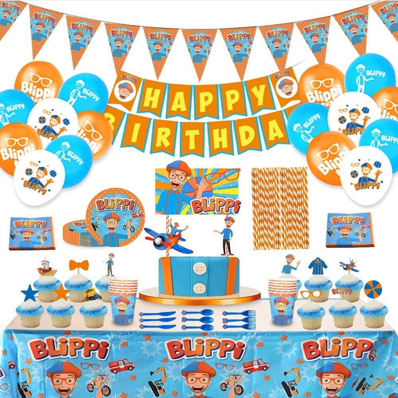 Blippi birthday set