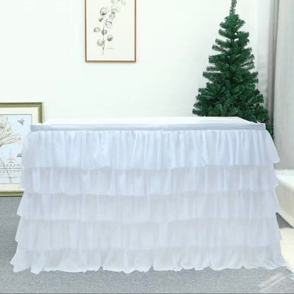 White table skirt