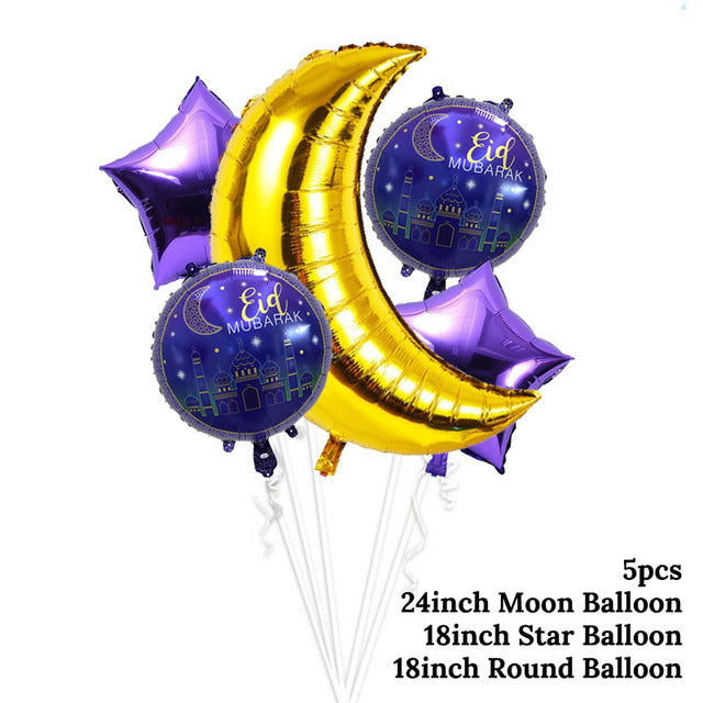 Helium Eid balloons