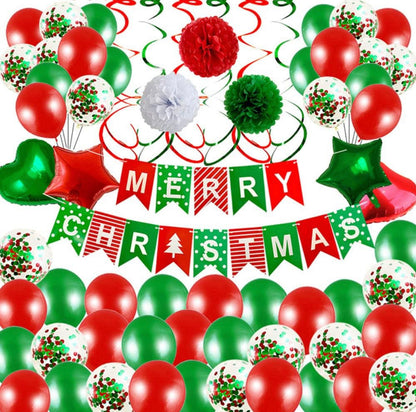 Merry Christmas balloon package