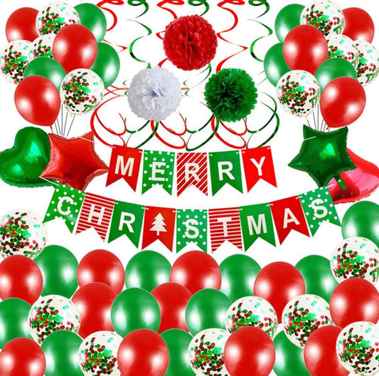 Merry Christmas balloon package