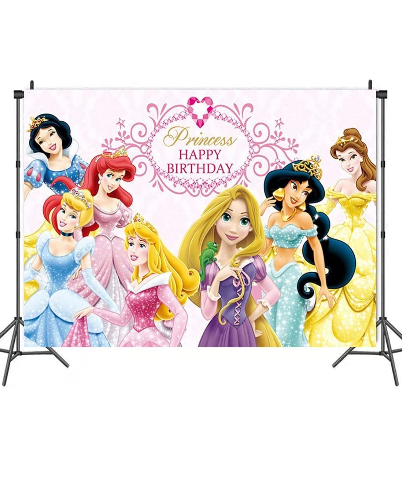 Disney princess backdrop