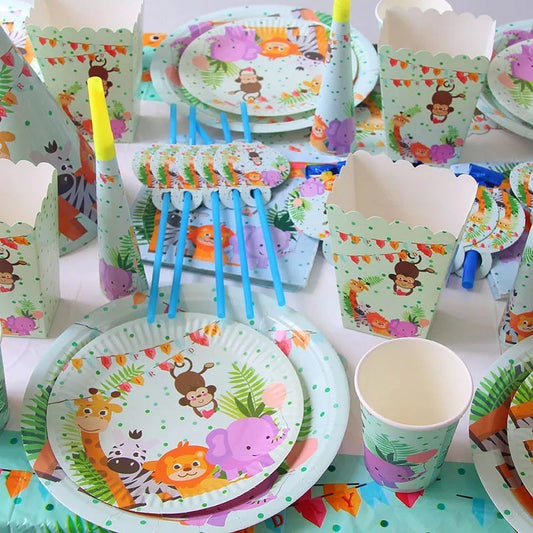 ANIMALS PARTY SET