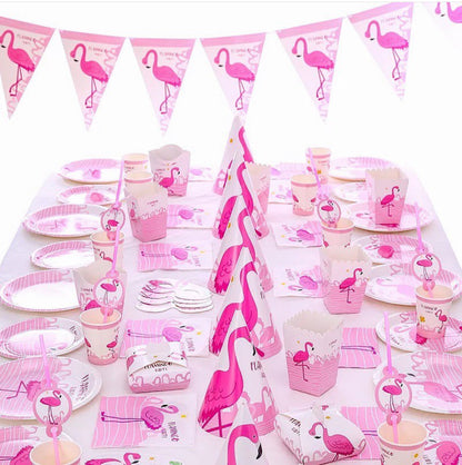 Flamingo party set