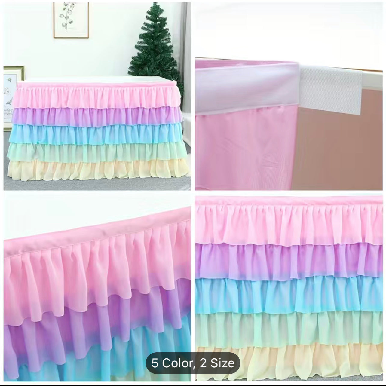 Table cover skirt