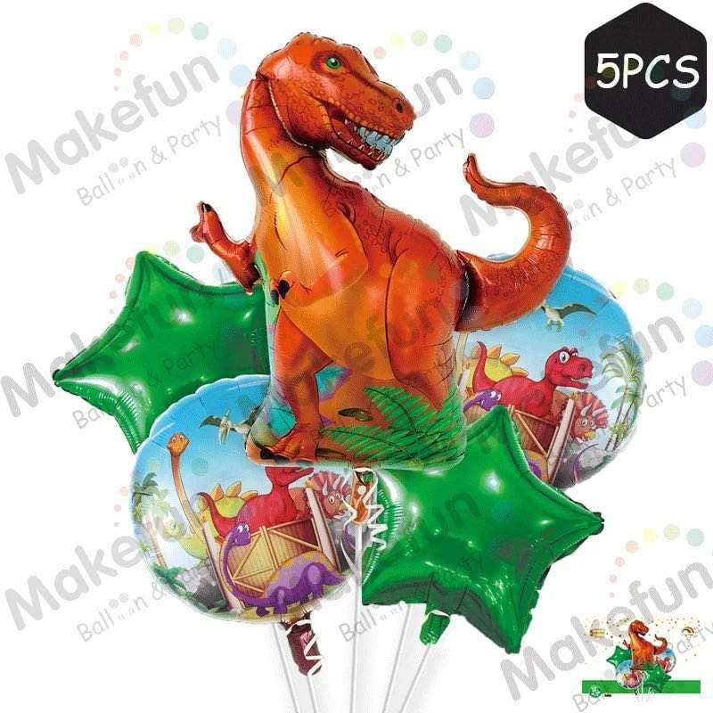 DINO 5 PCS BALLOONS SET