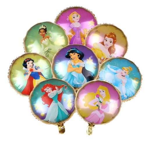 Princess theme balloons