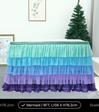 Table skirt cover