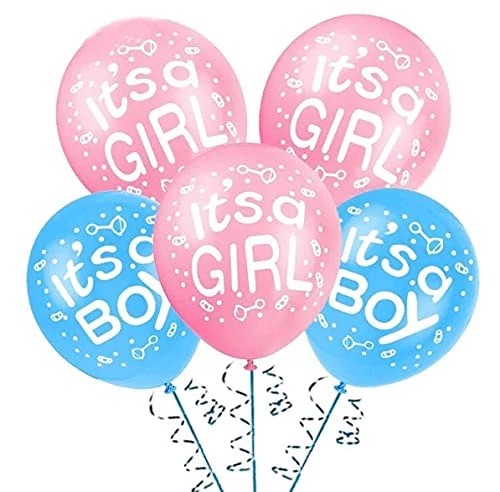 Gender Reveal balloons