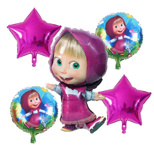 Masha & the bear 5 in 1 balloons