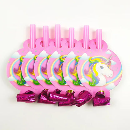 UNICORN RAINBOW BIRTHDAY SET