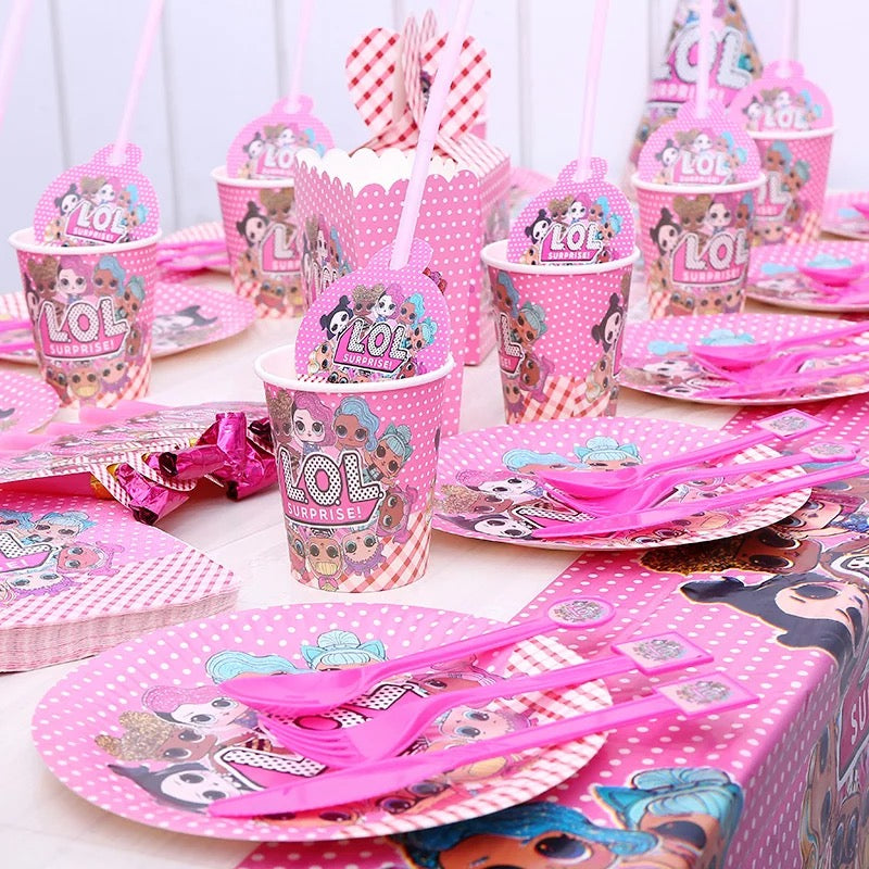 LOL BIRTHDAY PARTY SET