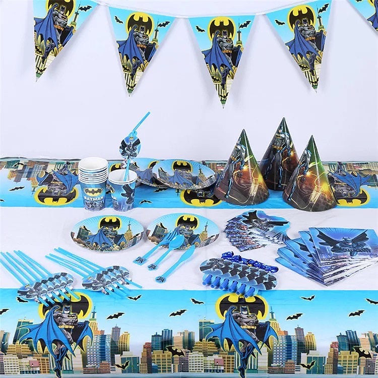 BATMAN PARTY TABLE SET