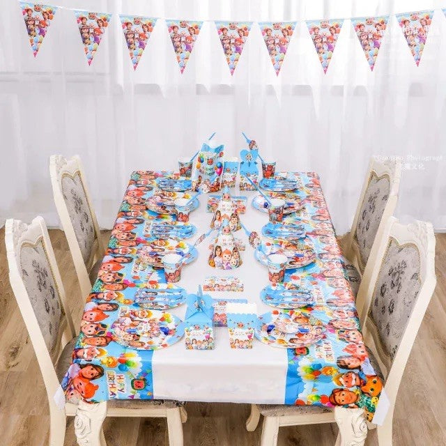 COCOMELON PARTY TABLE SET