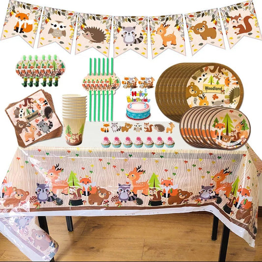 WOODLAND PARTY TABLE SET