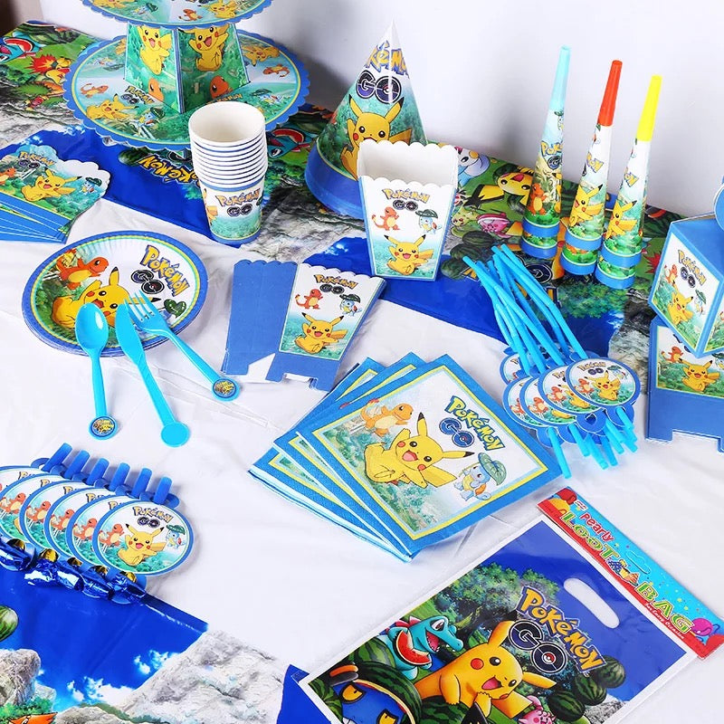 POKEMON BIRTHDAY PARTY SET