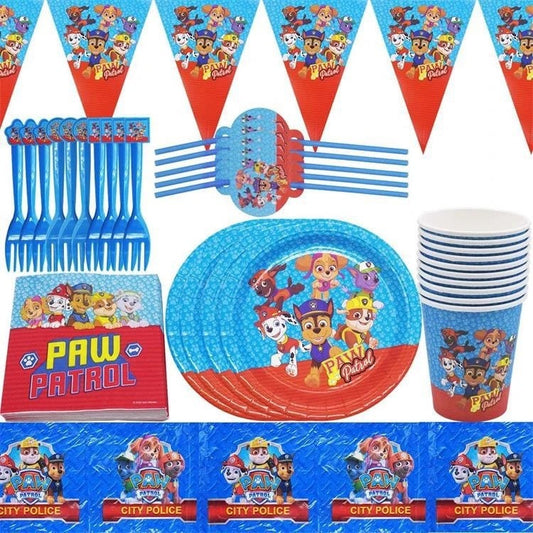 PAW PATROL NEW DESIGN BIRTHDAY SET