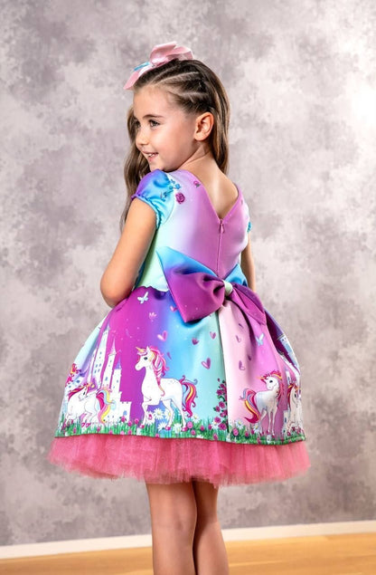 unicorn girls dress