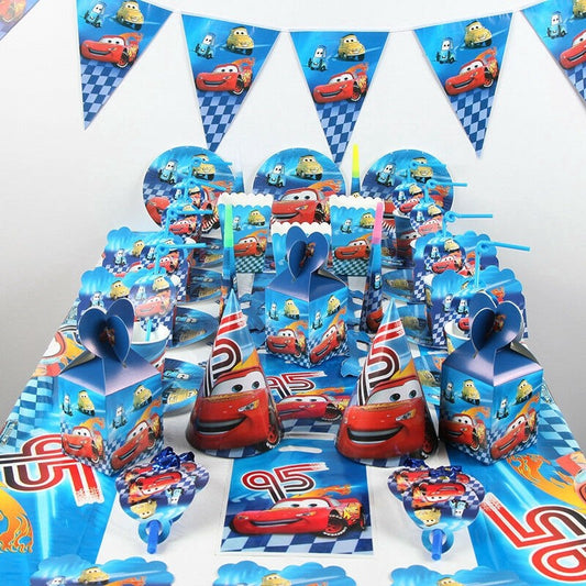 CAR BIRTHDAY PARTY SET