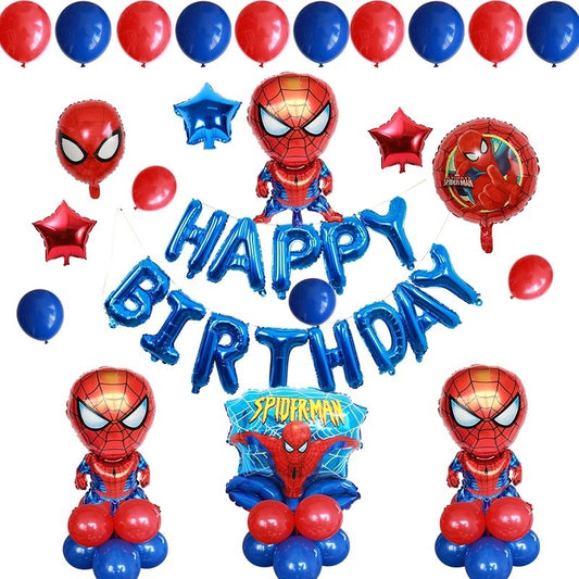 SPIDERMAN FULL SET BALLOONS